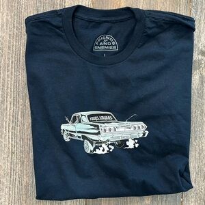 FRIENDS AND ENEMIES Large Tshirt LA low rider